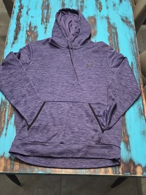 Under Armour Heathered Purple Performance Pullover Hoodie